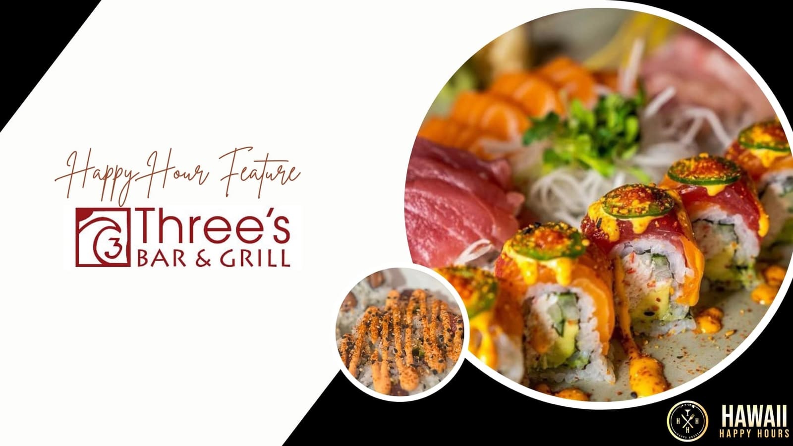 Enjoy the Best Happy Hour in Maui at Three’s Bar & Grill!