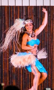 Hula Dancer at Diamond Head Luau