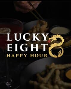 PF Changs Happy Hour Lucky 8 Logo
